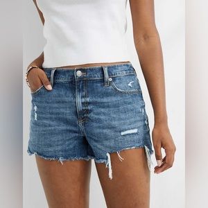 GUC Aerie Distressed Daydream Rocky Blue Denim Short - Size M